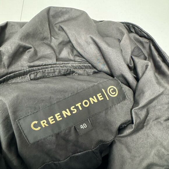 Creenstone Womens Jacket 40 Black Dramatic Ruffle Pillow Collar Witchy Gothic - Picture 14 of 16